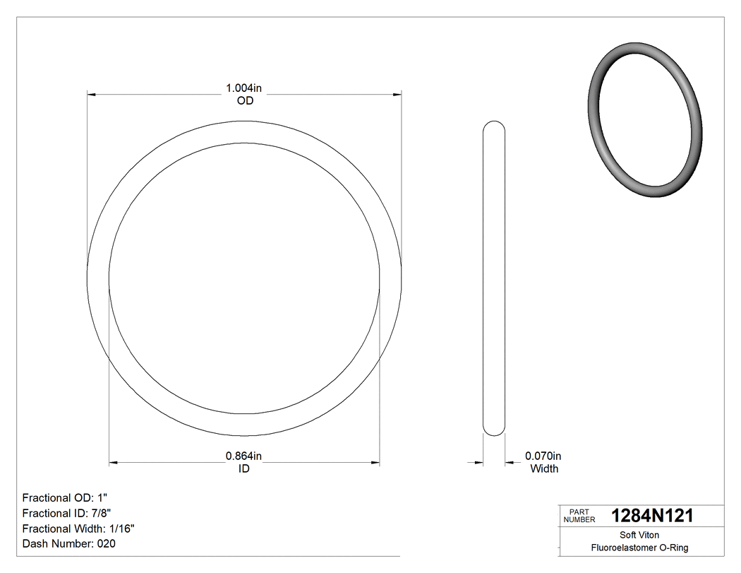 Technical drawing - 1284N121